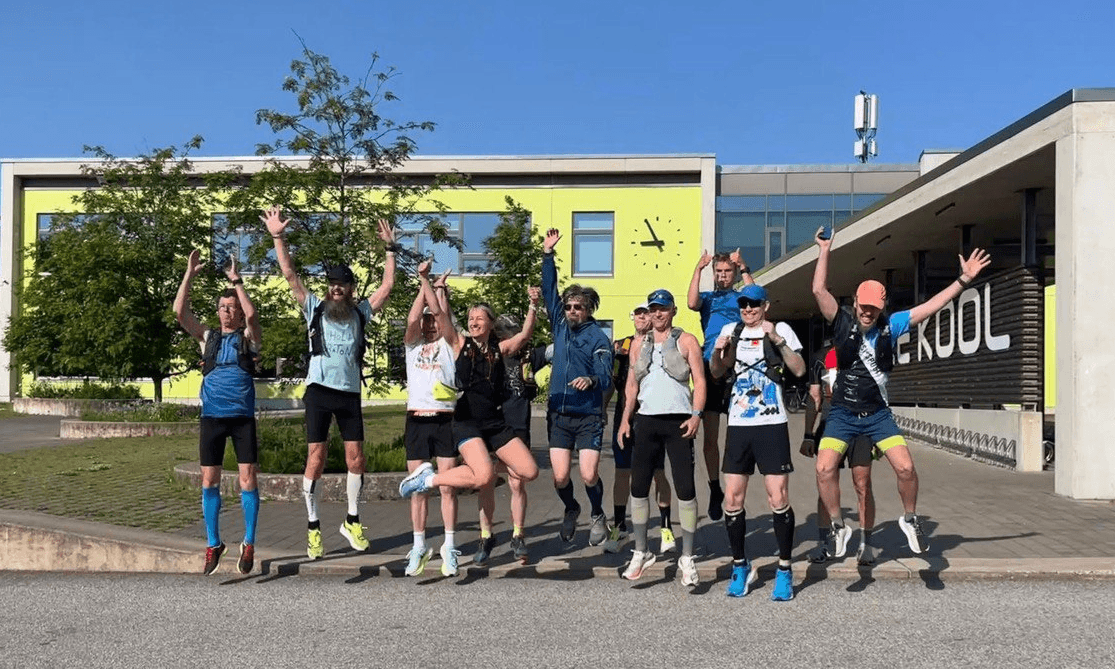 Our team after a run